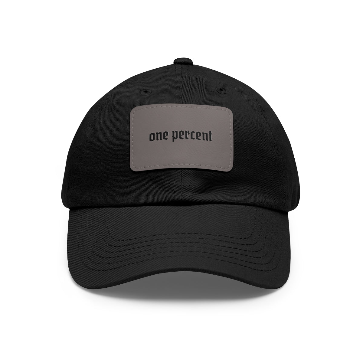 One Percent | Dad Hat with Leather Patch