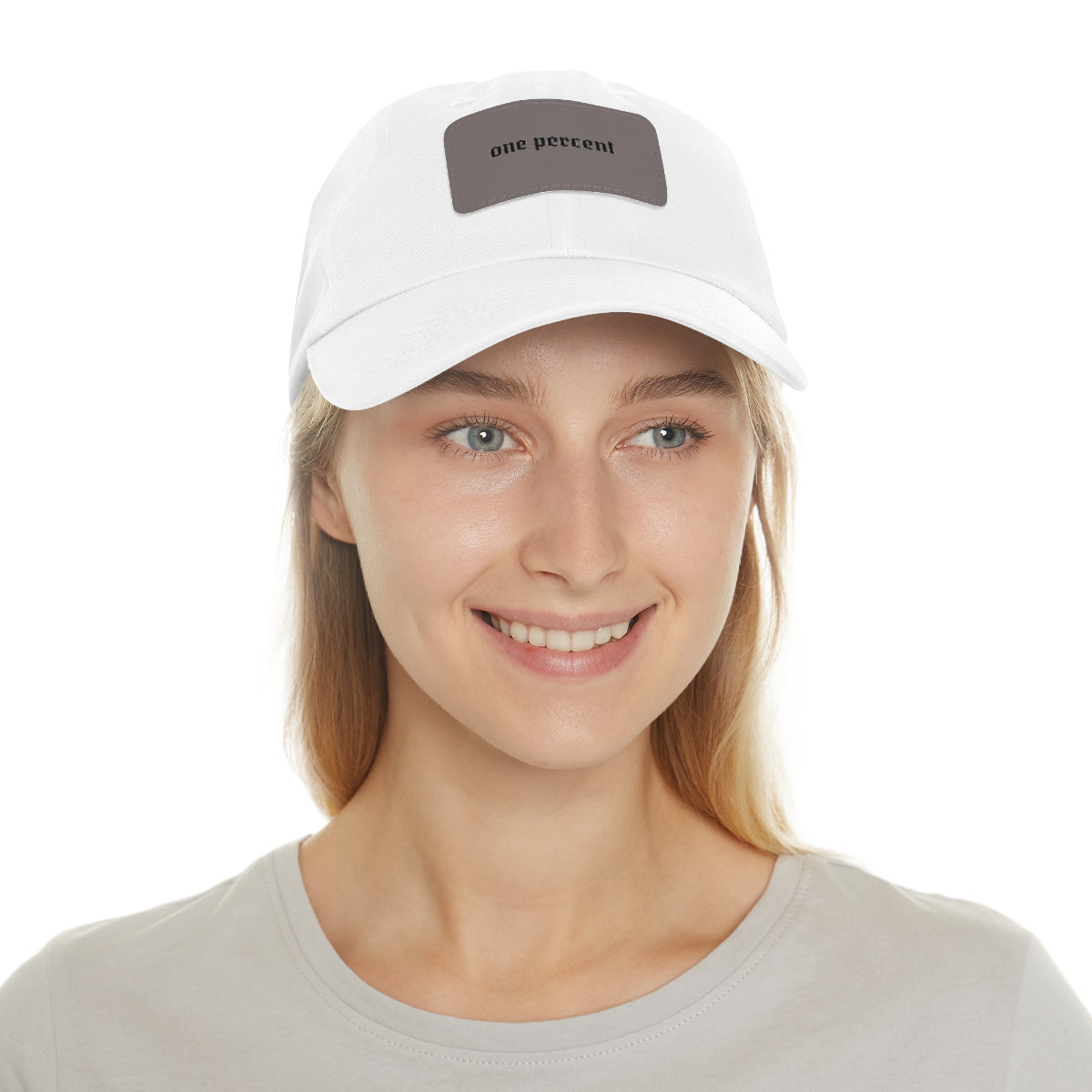 One Percent | Dad Hat with Leather Patch