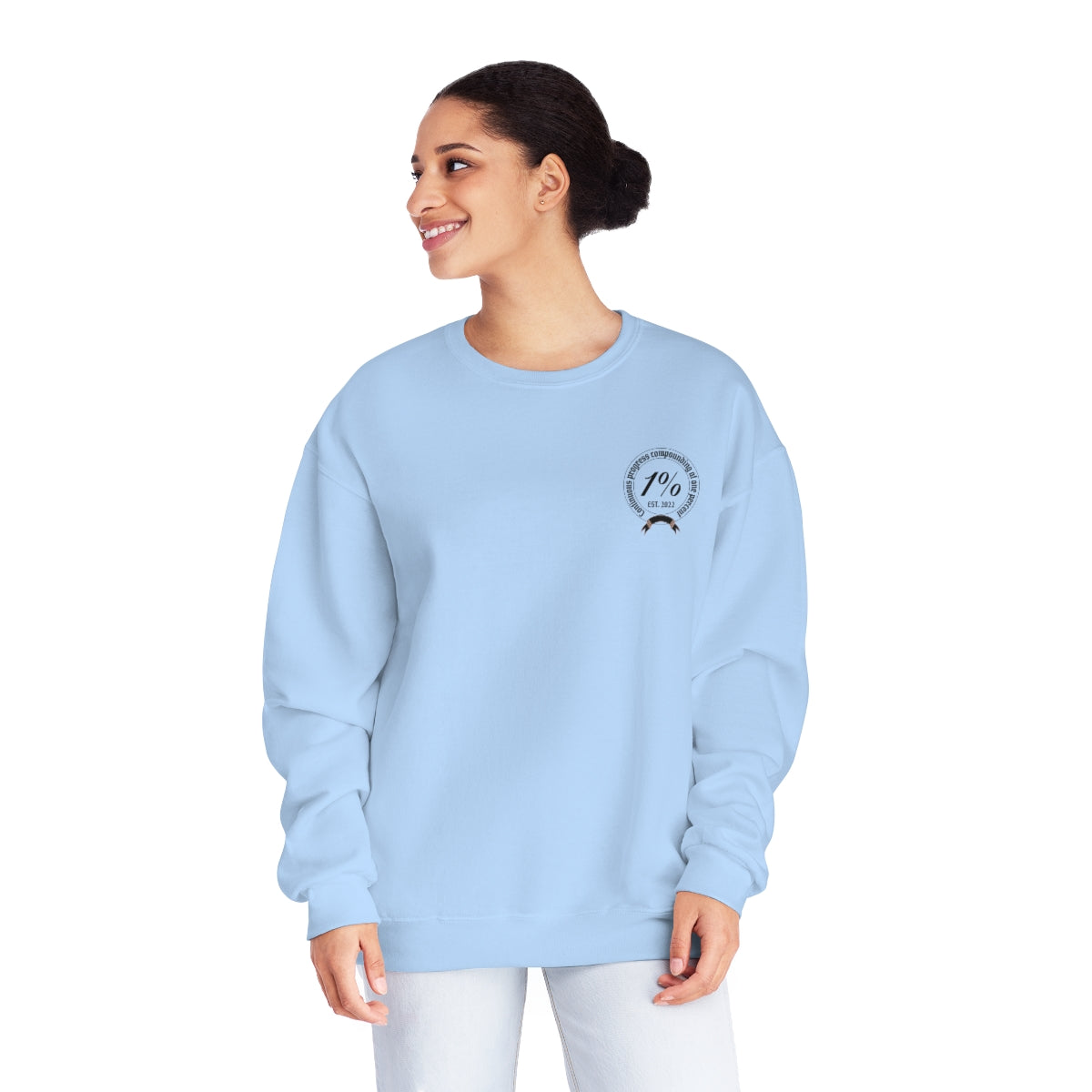 Lifestyle Worth Living | Unisex NuBlend® Crewneck Sweatshirt | One Percent