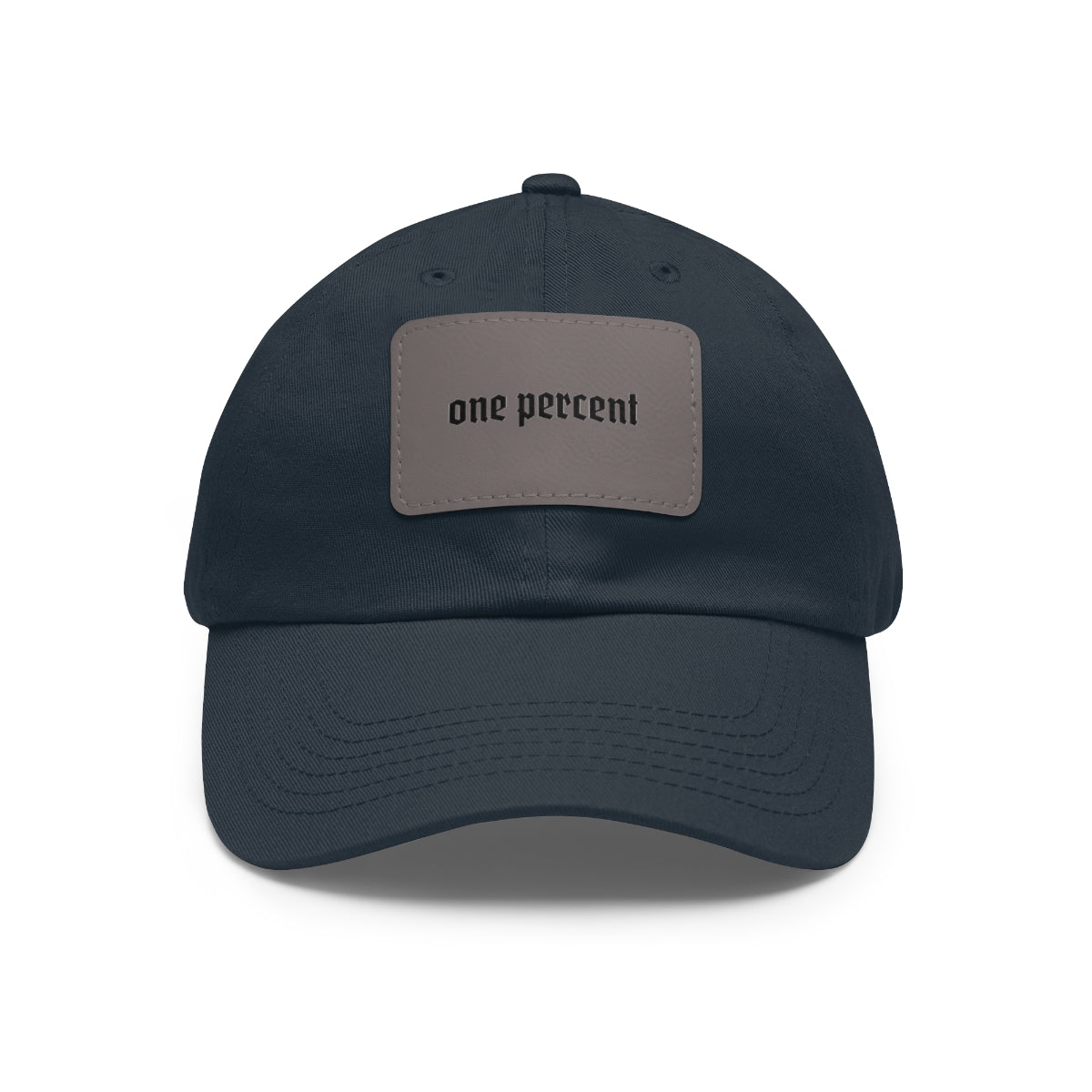 One Percent | Dad Hat with Leather Patch