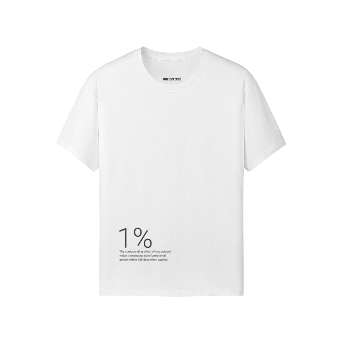 1% Paragraph Unisex Classic Fit Crew Neck T-shirt