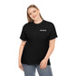 One Percent Black Standard Unisex Heavy Cotton Tee