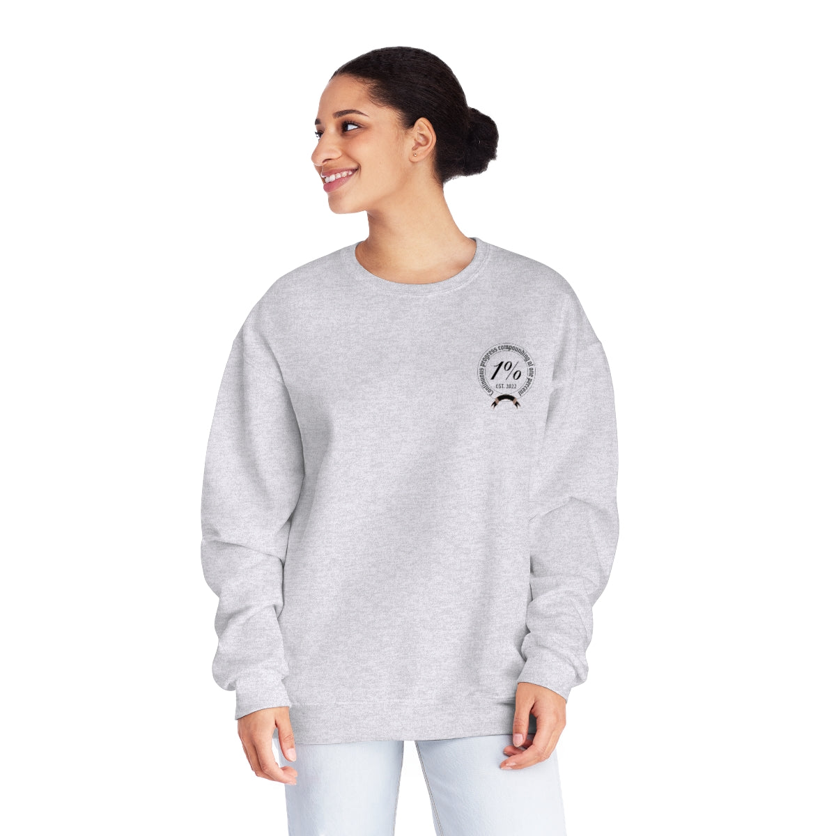 Lifestyle Worth Living | Unisex NuBlend® Crewneck Sweatshirt |  One Percent