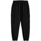 1% Wreath Logo Cargo Black Pants