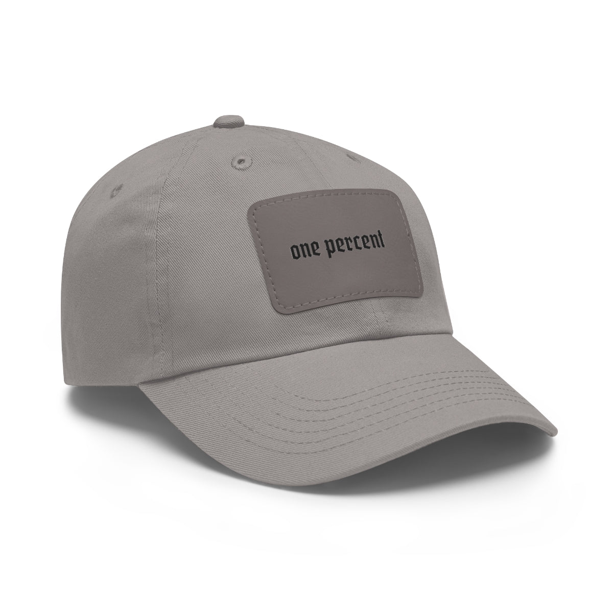 One Percent | Dad Hat with Leather Patch