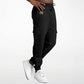1% Wreath Logo Cargo Black Pants