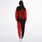 Red Black Zipper Tracksuit Hyper Focused Social Club