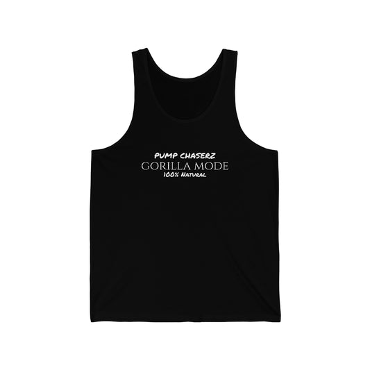 Gorilla Mode-Pump Chaserz Unisex Jersey Tank | One Percent