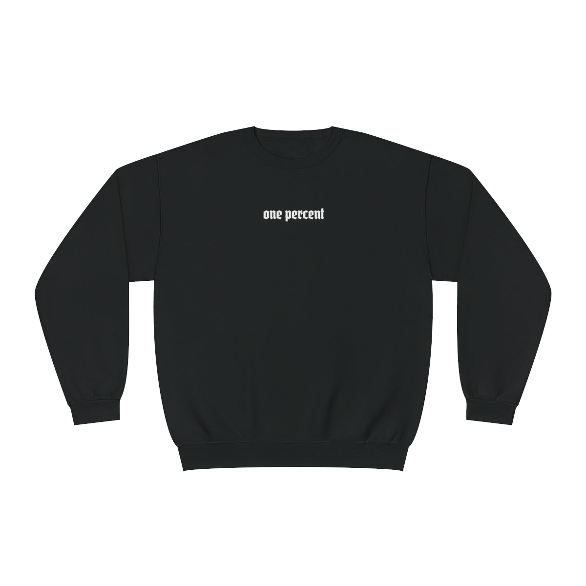 Crewneck Sweatshirt One Percent | Unisex NuBlend® Style Warm Winter Layers All Year Round Unisex