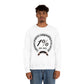 1% Badge Continuous Progress Unisex Heavy Blend Crewneck Sweatshirt | Lifestyle 4X Backside