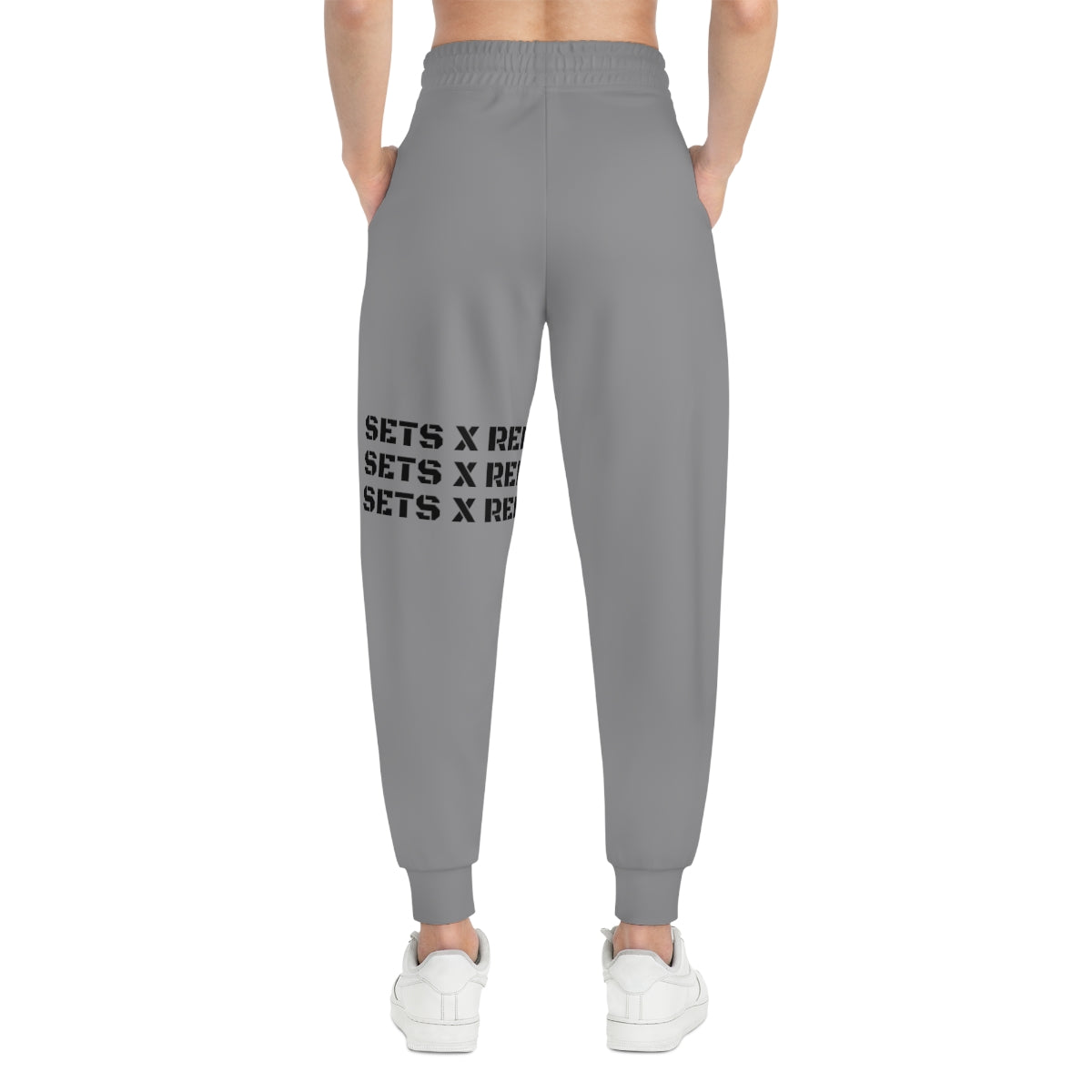 One Percent Unisex Athletic Joggers Sets X Reps Gray Comfortable Fabric