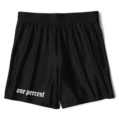 Black Shorts 2 in 1 Mesh Fabric | One Percent