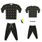 Electric Lightning Athletic Sweatshirt and Jogger Suit (AOP)