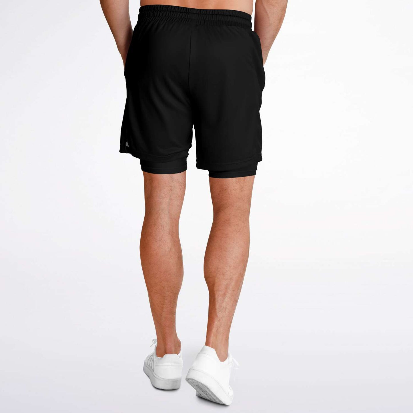 Black Shorts 2 in 1 Mesh Fabric | One Percent