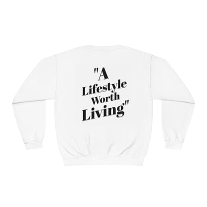 A Lifestyle Worth Living | Unisex NuBlend® Crewneck Sweatshirt | One Percent