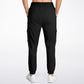 1% Wreath Logo Cargo Black Pants