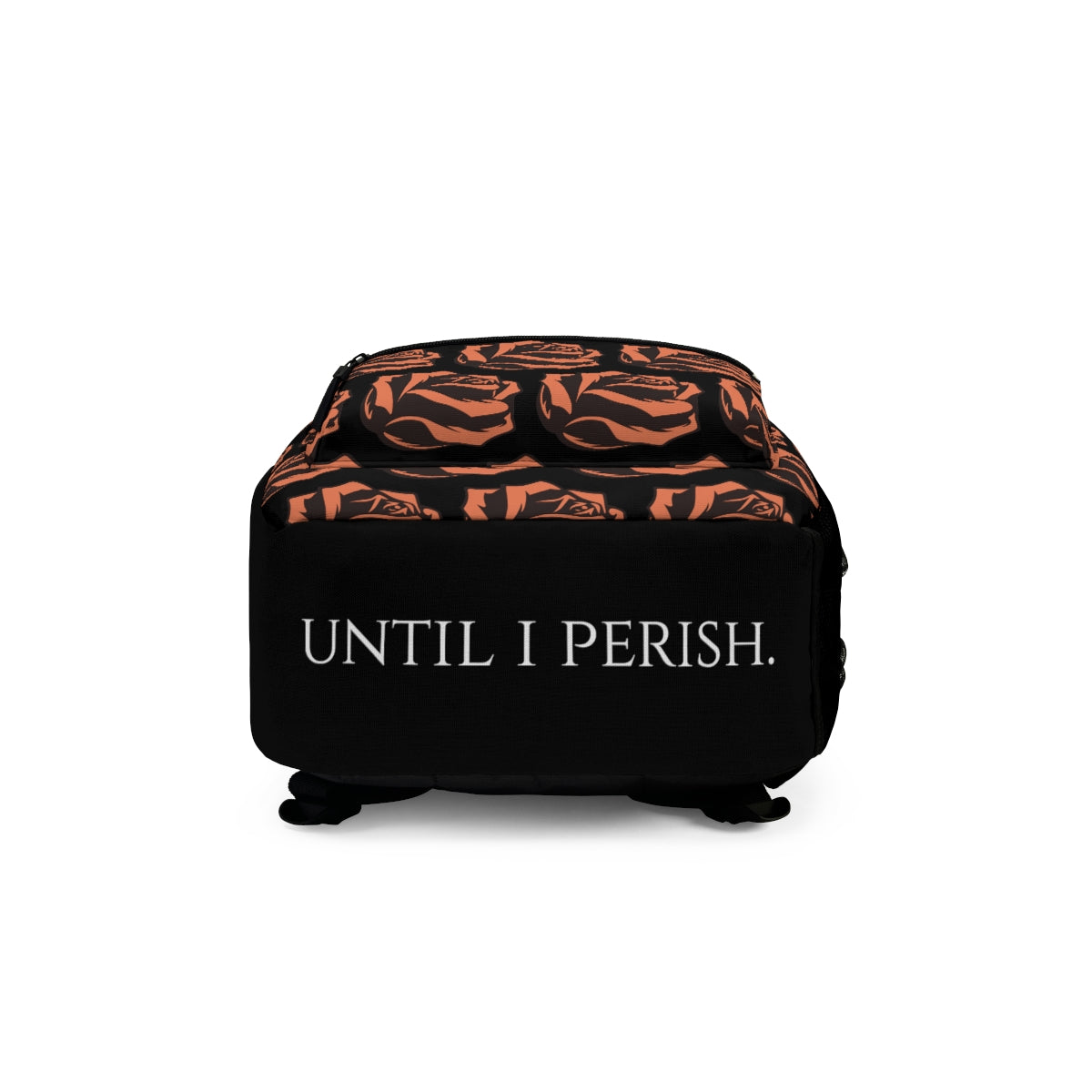 One Percent | Continuous Growth Until I Perish. Red Roses Backpack