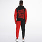 Red Black Zipper Tracksuit Hyper Focused Social Club