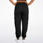1% Wreath Logo Cargo Black Pants