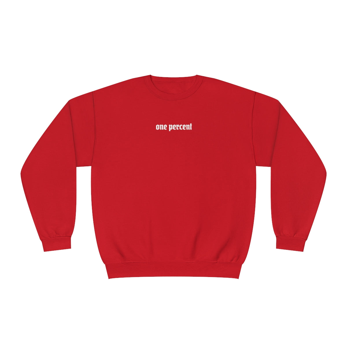 Crewneck Sweatshirt One Percent | Unisex NuBlend® Style Warm Winter Layers All Year Round Unisex